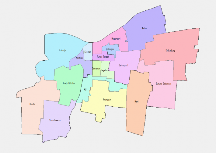 Peta Mojokerto
